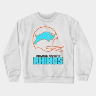 Defunct Orange County Rhinos Football Team Crewneck Sweatshirt